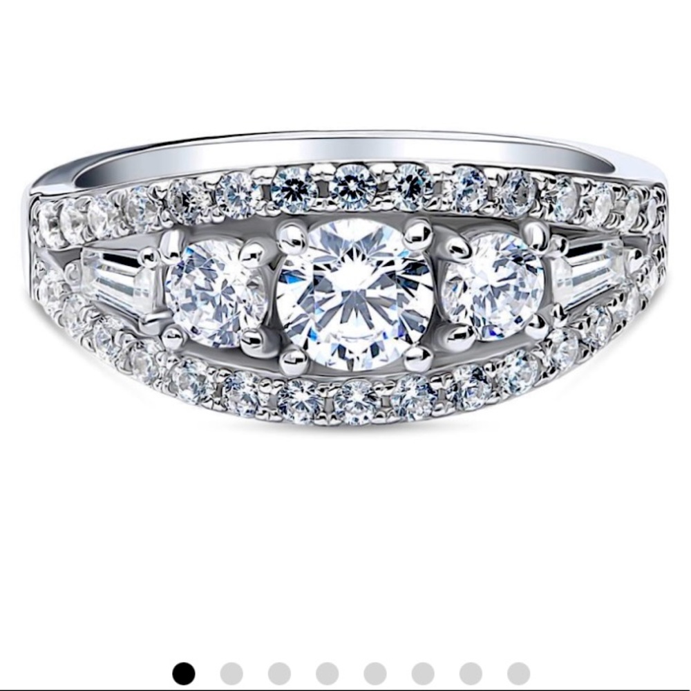 Sterling Silver …Berricle CZ ring
